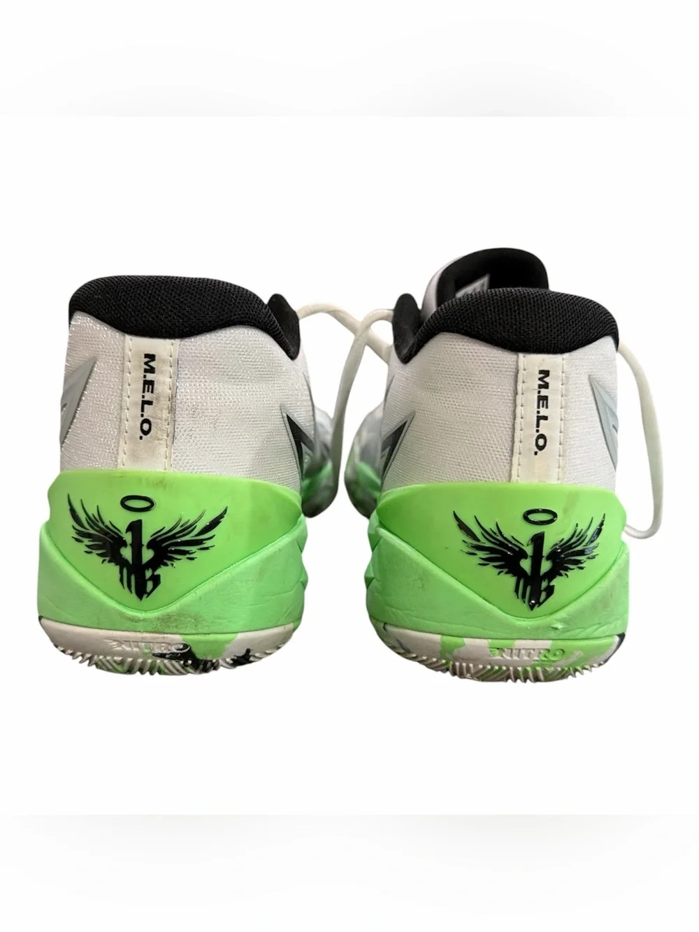 PUMA MB.02 Lo LaMel-O Lamelo Ball Elektro Green White